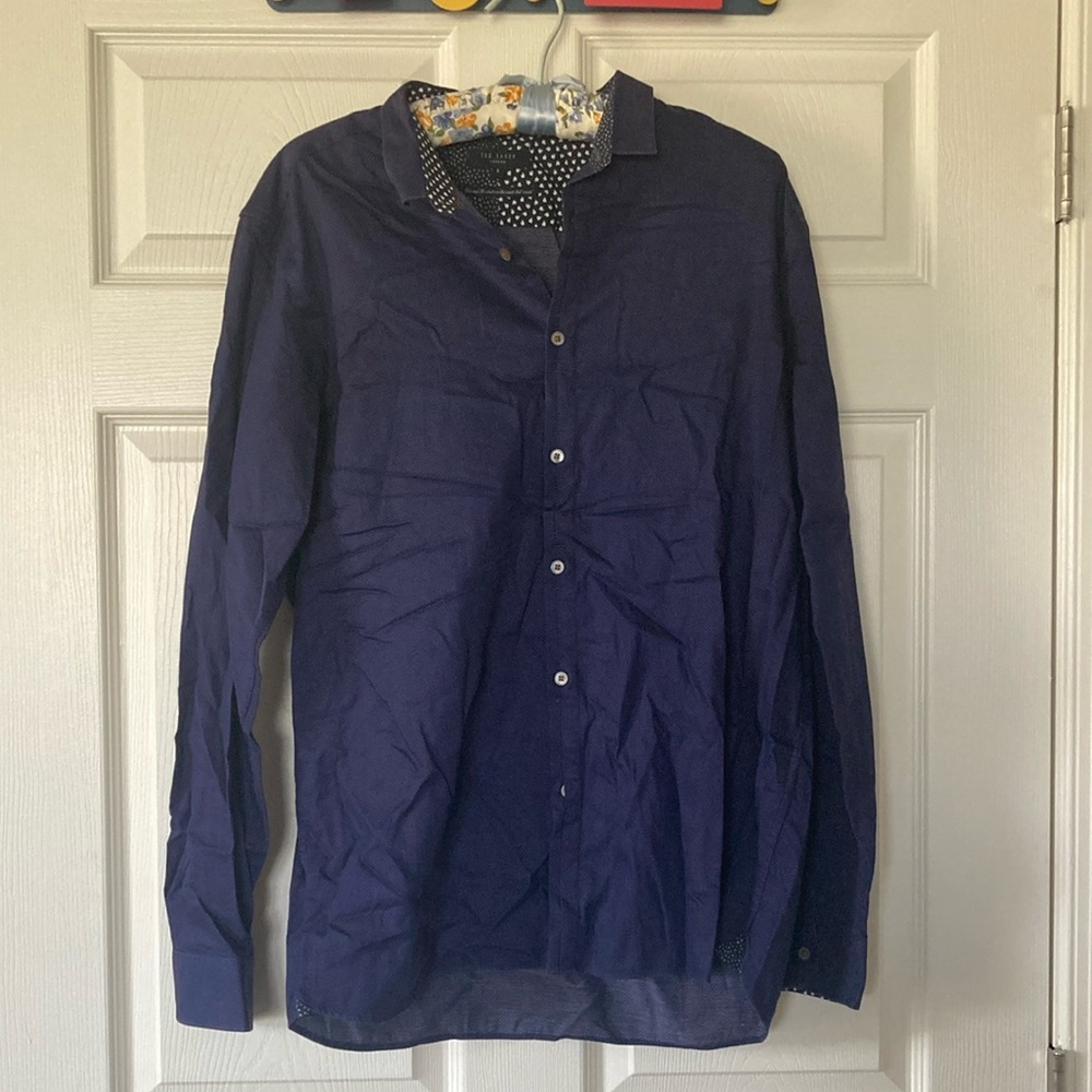 Ted Baker navy dress shirt